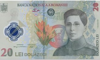 Bancnota de 20 de lei, cu portretul Ecaterinei Teodoroiu, intră în circulaţie de Ziua Naţională a României