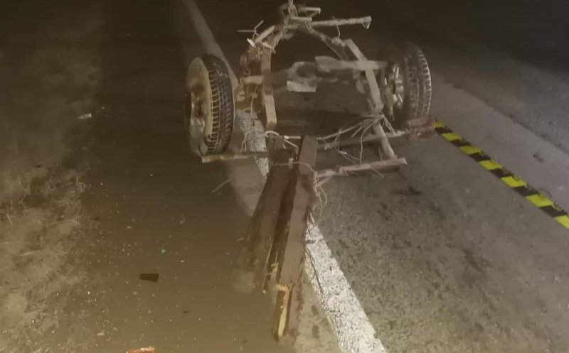 Accident Cluj: Căruță făcută praf între Florești și Gilău. Doi copii au ajuns la spital