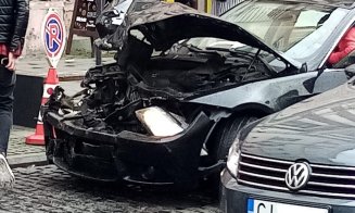Bolizi "șifonați" bine pe Eroilor, de 1 Decembrie. "Incredibil. Tot mai periculos orașul ăsta"