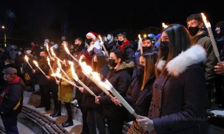 1 Decembrie a adus focuri de artificii și aprinderea iluminatului festiv la Turda