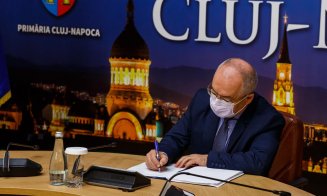 Emil Boc a semnat contractul cu ARL pentru modernizările la Calea Moților, Calea Mănăștur şi stăzile adiacente