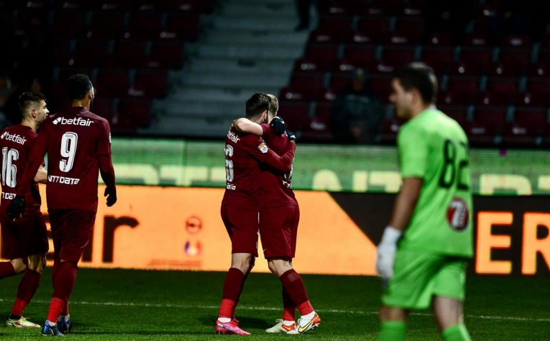 CFR Cluj, succes în stilul caracteristic împotriva Chindiei Târgoviște