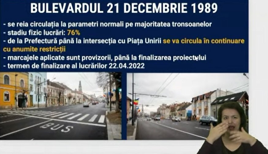 Traficul pe 21 Decembrie, reluat în integralitate! CU RESTRICȚII în zona Prefecturii