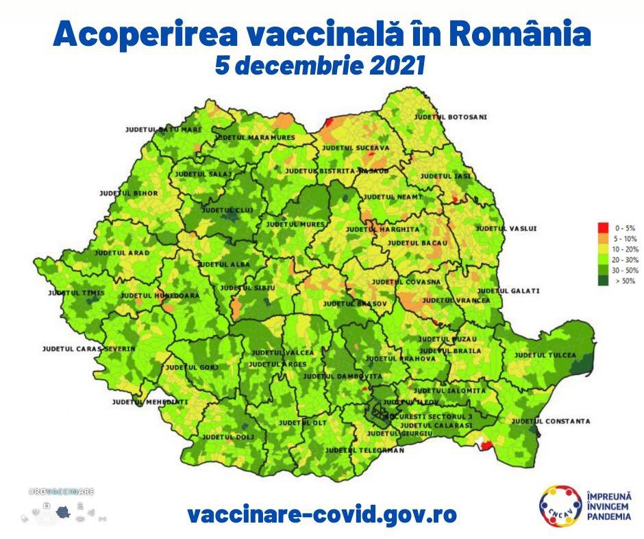 Cluj-Napoca, locul întâi pe țară, între municipii, la rata de vaccinare/ VEZI procentul de vaccinare în localitățile din Cluj