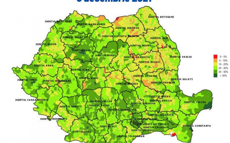 Cluj-Napoca, locul întâi pe țară, între municipii, la rata de vaccinare/ VEZI procentul de vaccinare în localitățile din Cluj