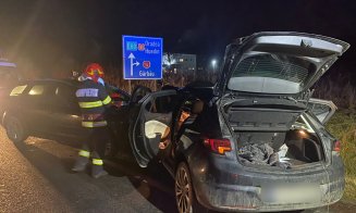 Accident între Gilău și Căpuș. O persoană încarcerată în urma impactului/ Mai mulți răniți