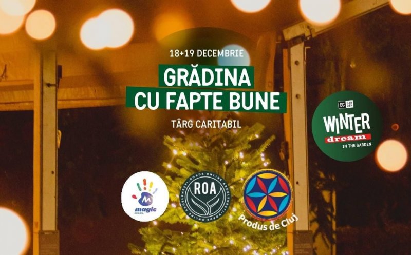 Târg caritabil la Cluj-Napoca, înainte de Crăciun. Se strâng jucării și bani pentru copiii bolnavi