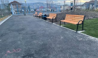 Un nou teren multifuncțional inaugurat în Florești. Are 500 mp și se poate juca baschet, fotbal sau volei