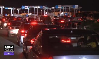 Românii care se întorc acasă de sărbători au format cozi kilometrice. Șase ore, timp de așteptare la vamă