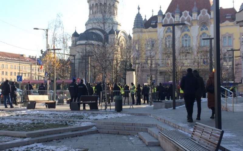 Protestele continuă la Cluj, în prag de Crăciun. Ce cer angajații din poliție, penitenciare și militarii rezerviști