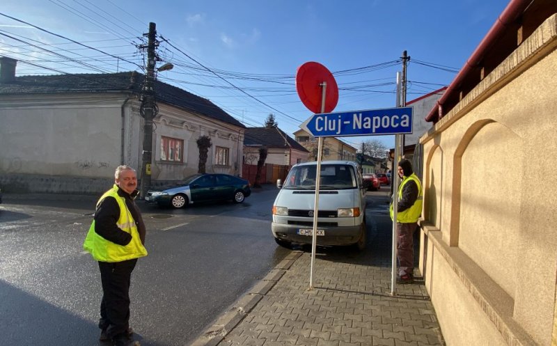 Puterea rețelelor de socializare. Un indicator din Dej a fost mutat după o poză publicată pe Facebook