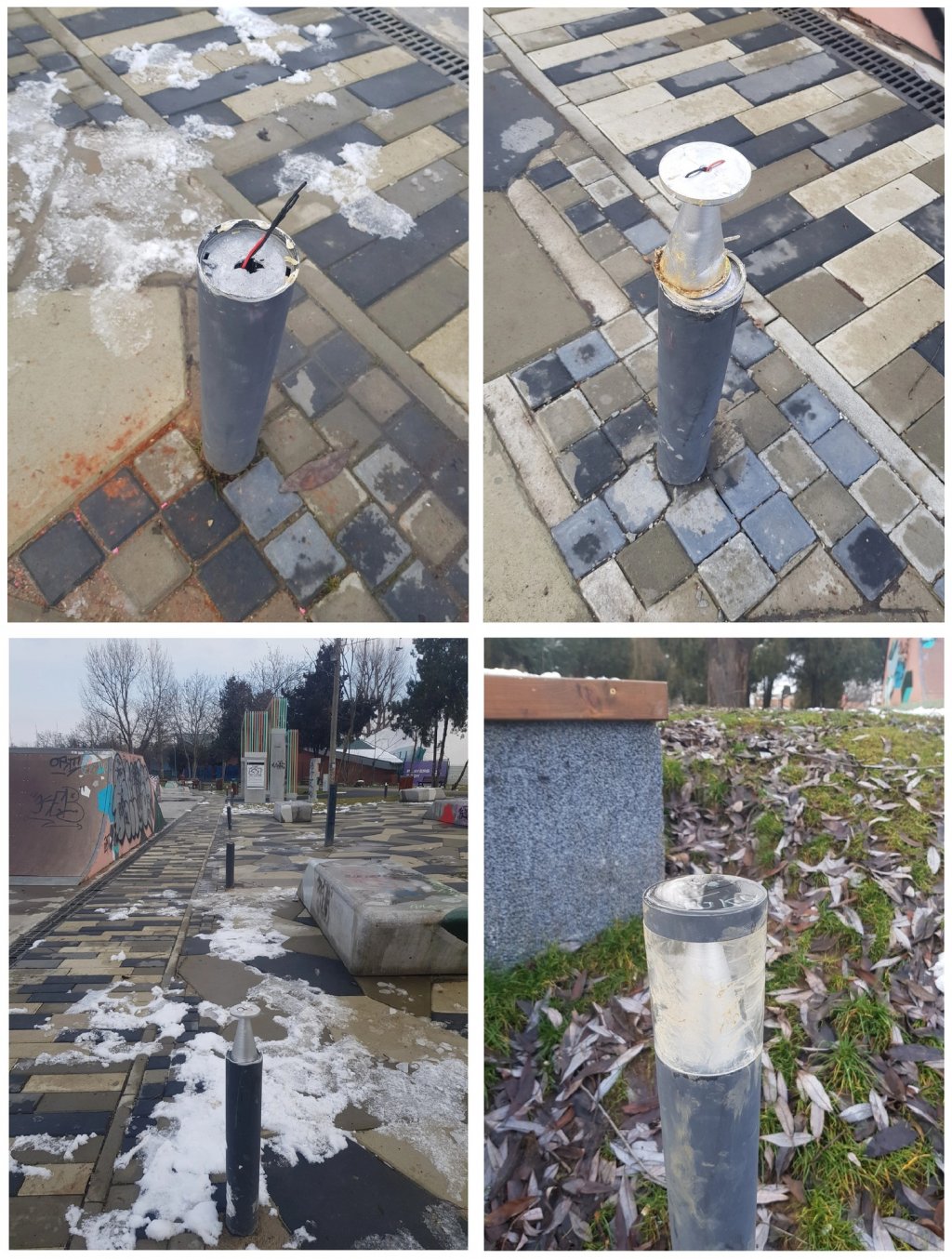 Vandalism în noul Skatepark Rozelor