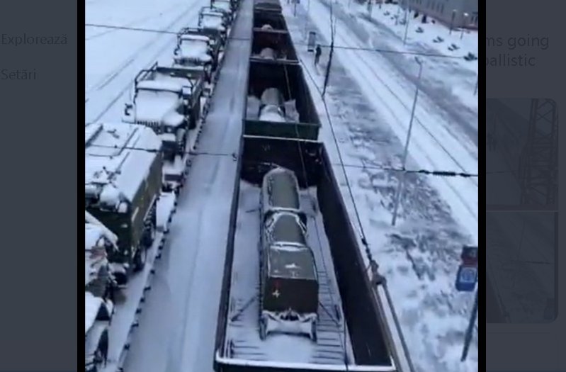 ÎNCĂRCĂTURĂ NUCLEARĂ în "trenurile Apocalipsei"? Ruşii au adus la graniţa cu Ucraina zeci de rachete Iskander