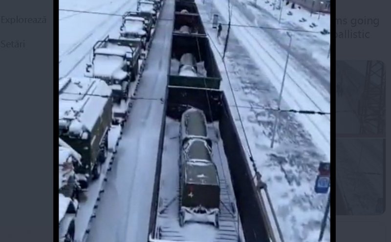 ÎNCĂRCĂTURĂ NUCLEARĂ în "trenurile Apocalipsei"? Ruşii au adus la graniţa cu Ucraina zeci de rachete Iskander