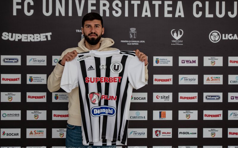 "U" Cluj  a bifat al doilea transfer al iernii. Un fundaș central din Liga 1 se alătură "studenților"