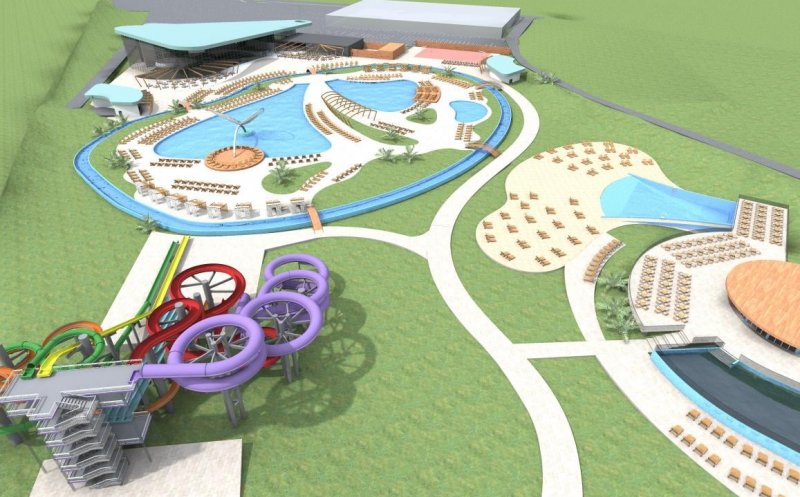Aquapark-ul din Chinteni, blocat la Agenția pentru Protecția Mediului Cluj