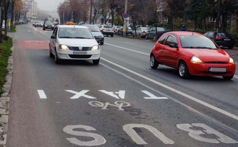 Undă verde la Cluj! Taxiurile cu client pot circula pe 4 noi benzi dedicate transportului în comun