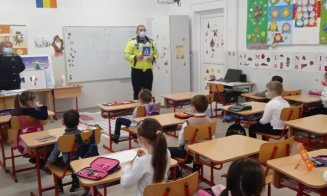 Exemplu de urmat! Copiii din Turda au luat lecții de educație rutieră