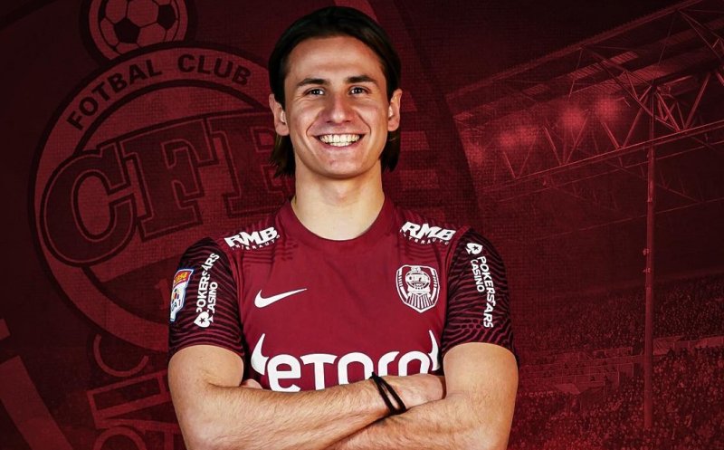 CFR Cluj și-a prezentat cea mai nouă achiziție. Un tânăr din Italia sosește în Gruia