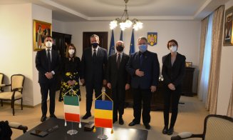 Italienii ajută la construirea pasajului de legătură din Jucu