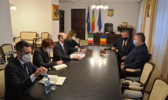 Italienii ajută la construirea pasajului de legătură din Jucu
