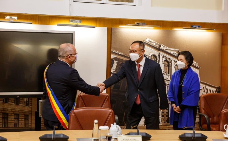 Ambasadorul Republicii Coreea de Sud în România, întâlnire cu Boc