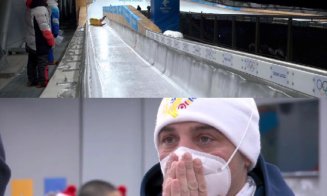 Momente grele pentru Valentin Creţu la Jocurile Olimpice. Sportivul s-a răsturnat la viteză mare în proba de sanie individual