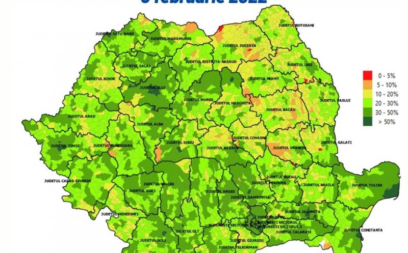 Clujul are doar o localitate în topul vaccinărilor. Ce procent are Cluj-Napoca/ VEZI rata de acoperire pe localități
