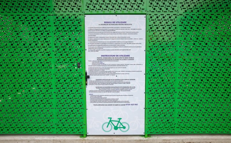 Noi locuri pentru parcarea bicicletelor în Cluj-Napoca, în spații securizate