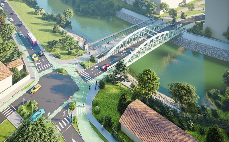 Un nou pas pentru Porțelanului. 13,7 milioane de lei fără TVA costă noul pod