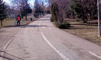 IMAGINI NOI de pe șantierul de modernizare a malurilor Someșului. PODUL Parcul Rozelor – Grigorescu prinde contur. Pista de biciclete, DESFIINŢATĂ. Ac