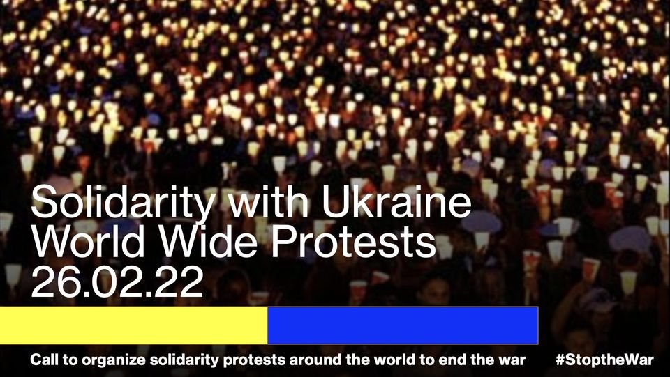 Clujenii, chemați în stradă pentru a-și arăta solidaritatea față de Ucraina