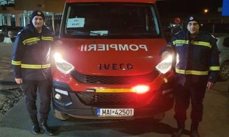 Microbuz ISU Cluj, trimis la Vama Siret pentru transportul refugiaților