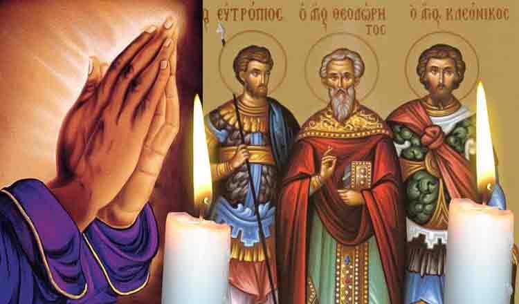 Calendar Ortodox 3 martie: Sunt sărbătoriți Sfinții Mucenici Vasilisc, Eutropiu și Cleonic