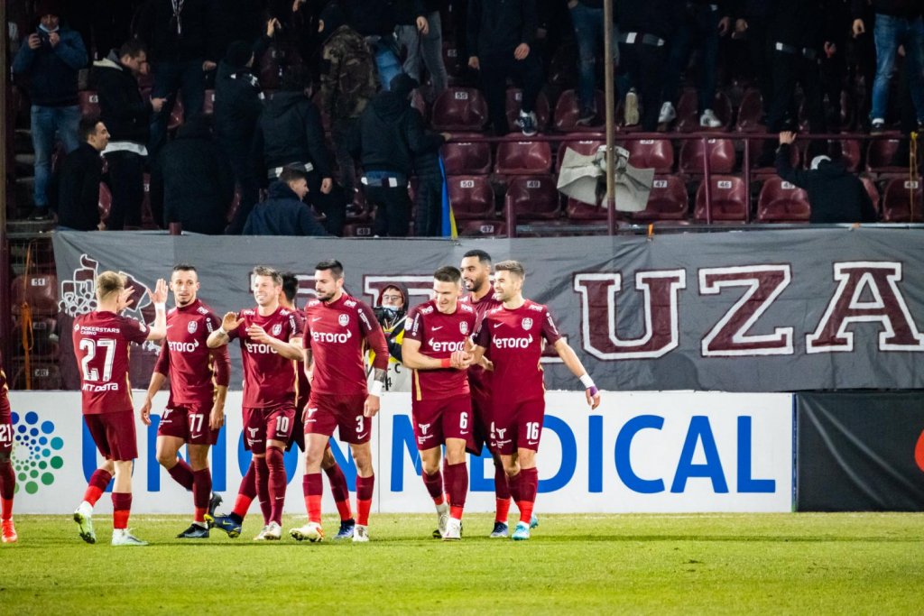 CFR Cluj, misiune îndeplinită la Voluntari. Campioana a obținut trei puncte pe terenul ilfovenilor