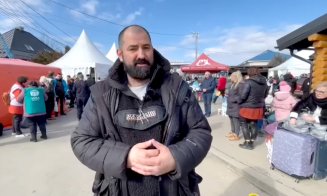 Chef Adi Hădean, la Vama Sighet: ”Suntem aici pentru refugiații ucraineni, cu mâncare caldă și bună”