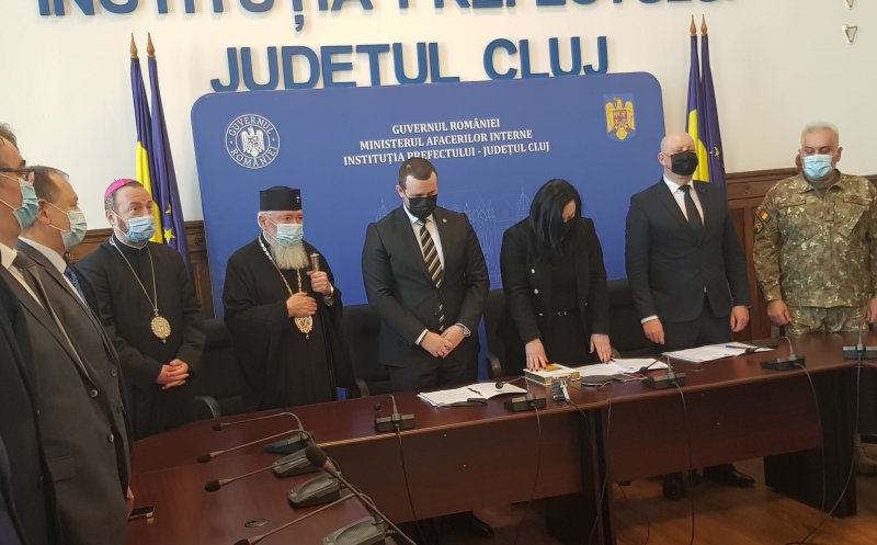 Prefectul și subprefecții de Cluj au depus jurământul și au fost instalați în funcție