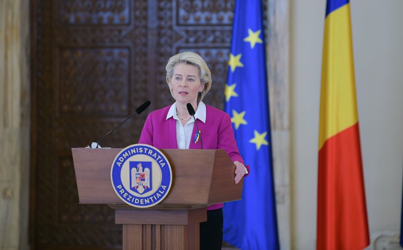 Hub umanitar pentru Ucraina în România. Ursula von der Leyen: "Sunteți un exemplu extraordinar de solidaritate"