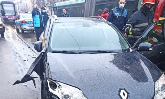 Accident pe Horea. O persoană a ajuns la spital