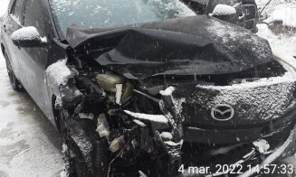 Accident pe drumul spre Băișoara. O persoană rănită