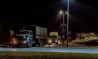 Noi întăriri NATO. Un convoi militar din Belgia a ajuns în România