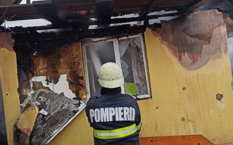 Incendiu la o casă din Cluj-Napoca. De la ce a pornit focul