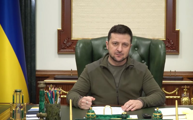 Zelenski, în premieră de la invazia rusă, în biroul său de la Kiev: ”Nu mă ascund. Și nu mi-e frică de nimeni”