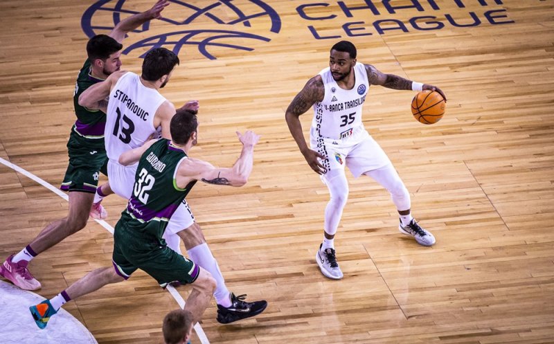 U-BT Cluj, prima înfrângere în Top 16 Champions League. Unicaja Malaga a făcut diferența în sfertul 4