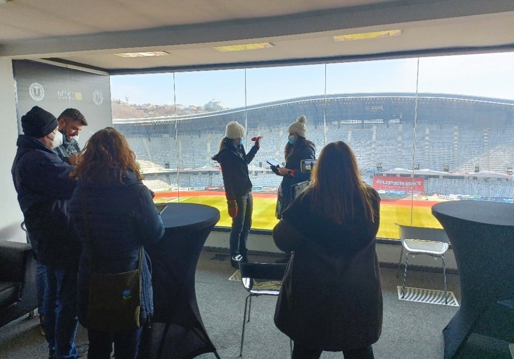 UEFA, în vizită la Cluj Arena. Au verificat stadionul pentru Campionatul European de tineret din 2023