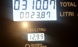 Unde s-a vândut miercuri seara benzina cu 13 lei litrul