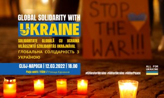 Solidaritate cu Ucraina! Clujenii sunt chemați în stradă pentru a cere încetarea războiului