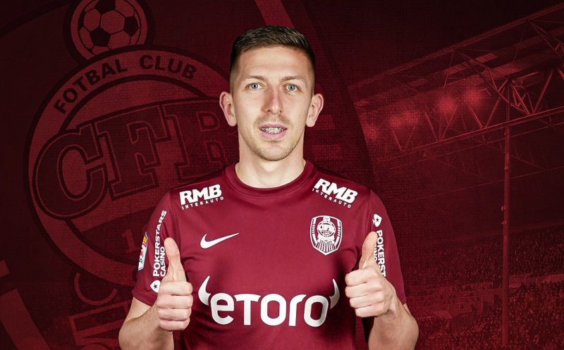 Întăriri pentru titlu. CFR Cluj a transferat un mijlocaș din campionatul ucrainean