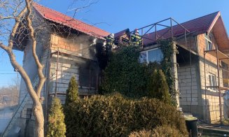 INCENDIU la o casă din Bonțida. De la ce a pornit focul