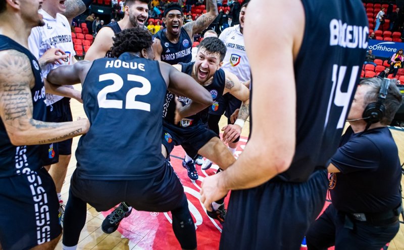 Cum au sărbătorit “studenții” calificarea în Top 8 Basketball Champions League